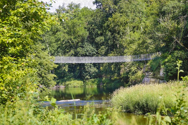 Haengebruecke im Fuerstlichen Park Inzigkofen