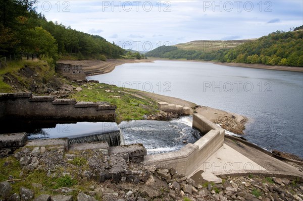 Low water level in reservoir