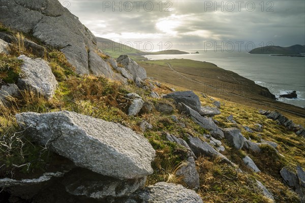 View of rocks and coastline