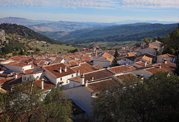 Town of Grazalema in the province of Cadiz