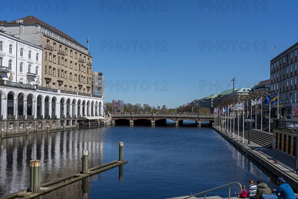 Residential and commercial buildings on Alsterfleet