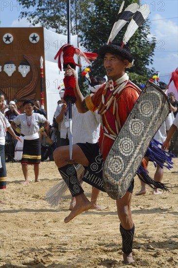 Ritual tribal dances at the Hornbill Festival