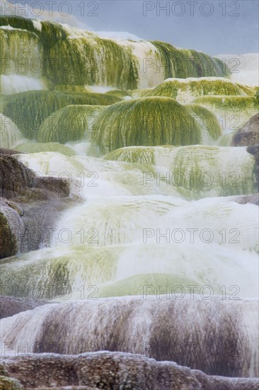 Travertine Terraces at Hotspring