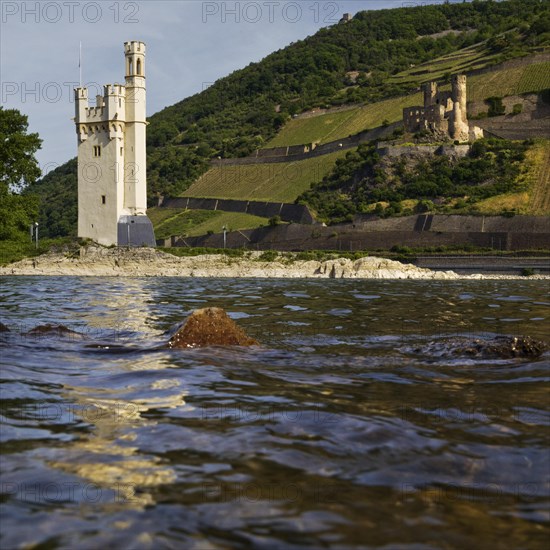 Bingen Maeuseturm and Ehrenfels Castle