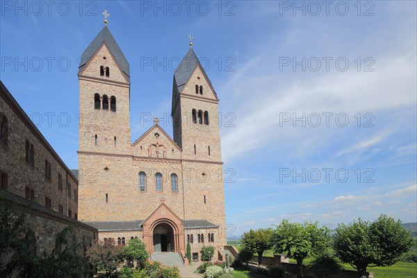 Neo-Romanesque UNESCO St. Hildegard Abbey in Eibingen