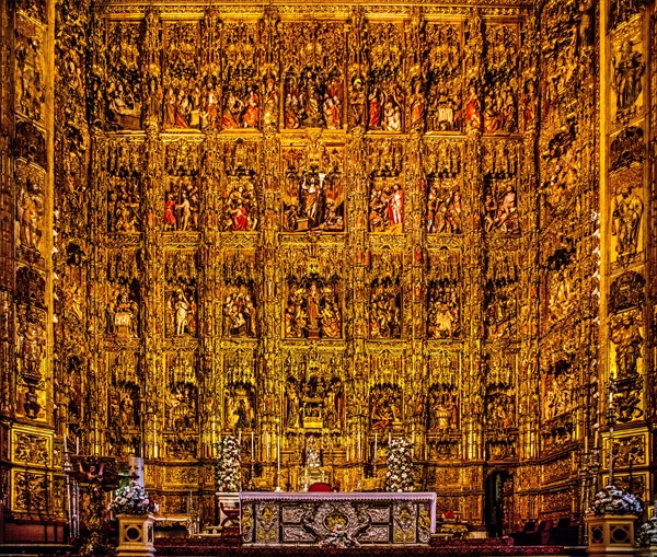 Gilded high altar