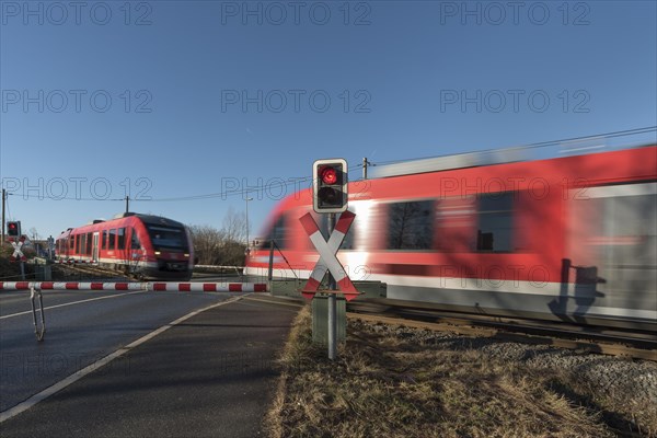 On a single-track railway line