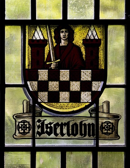 Historical coat of arms disc of Iserlohn