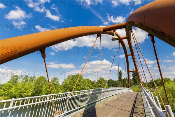 Arched bridge over the Hohenzollern Canal in Jungfernheide