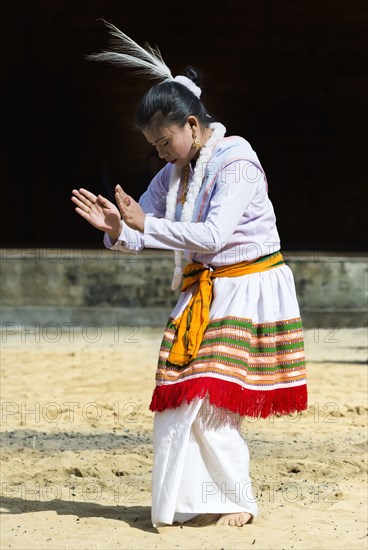 Ritual tribal dances at the Hornbill Festival