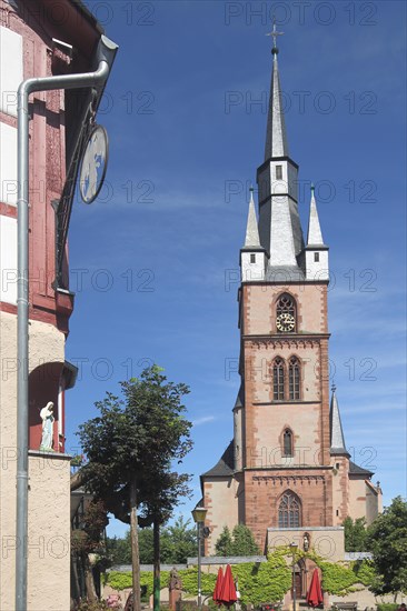 Gothic St. Valentinus and Dionysius Basilica in Kiedrich