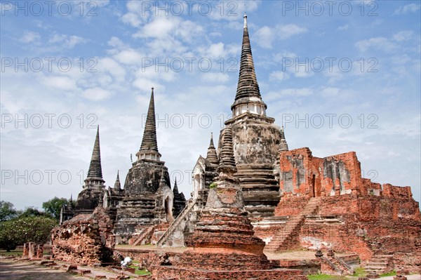 Wat Phra Sri Sanphet Temple in Ayutthaya