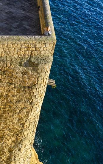 Castle wall Castel dell'Ovo