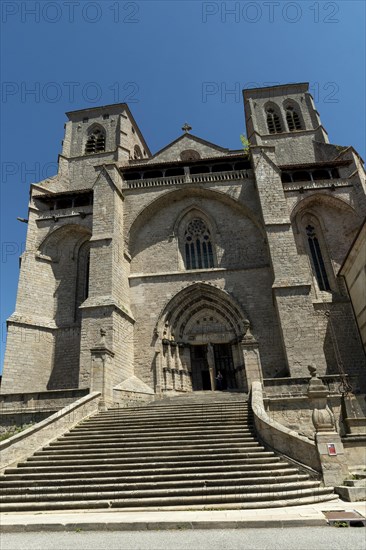 Saint Robert abbaye of la Chaise Dieu. Haute Loire department. Auvergne Rhone Alpes. France