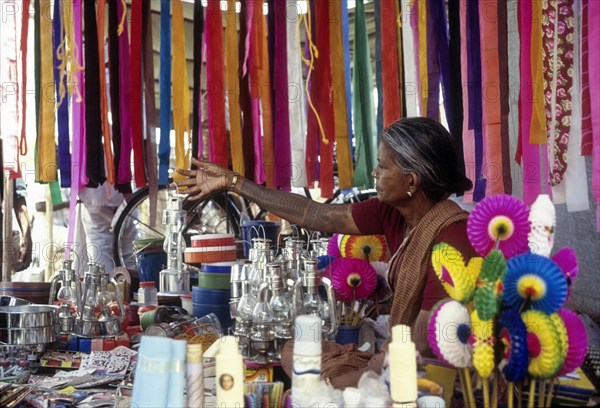 Miscellaneous sale at Punjai Puliyampatti Periodical market near Coimbatore