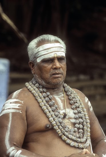 Lord Siva devotee at Papanasam near Tirunelveli