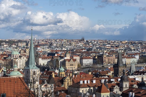 Blick vom Hradschin auf Prag