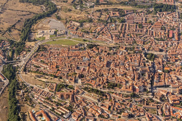 Aerial view of Avila