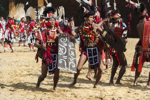 Ritual tribal dances at the Hornbill Festival