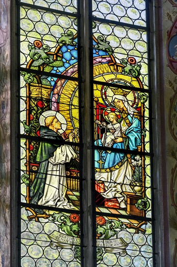 Colourful church window