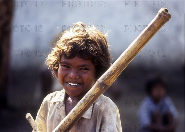 Tribal boy in balle