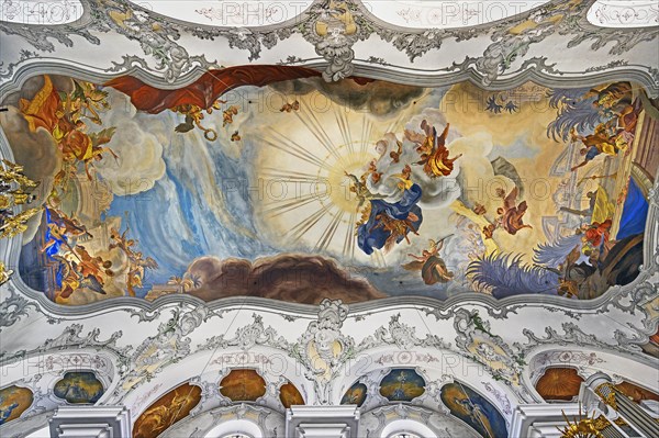 Ceiling frescoes