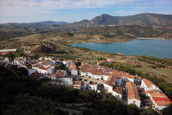 Municipality of Zahara de la Sierra in the province of Cadiz