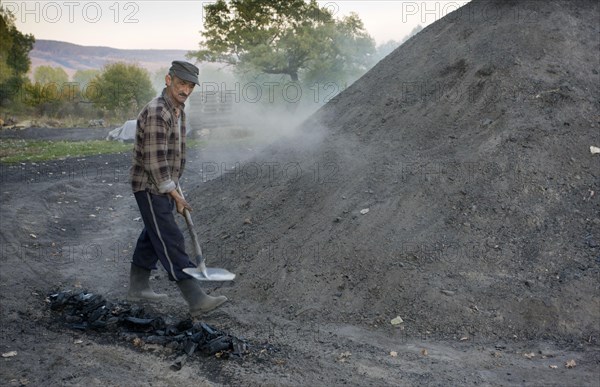 Charcoal burning