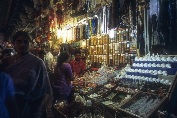 Shops in the Ramanathaswamy temple corridor