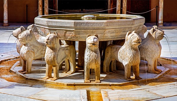 Lion Palace with Lion Fountain