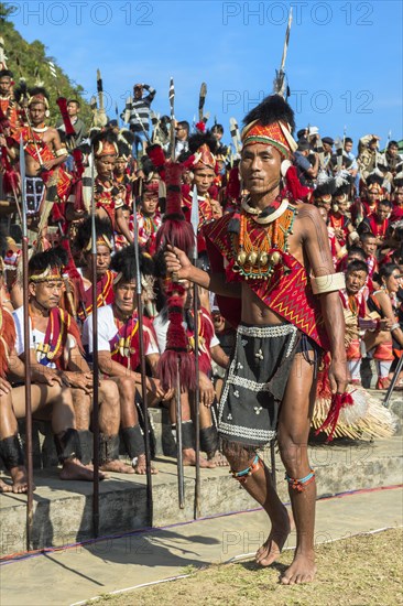 Tribesmen at the Hornbill Festival