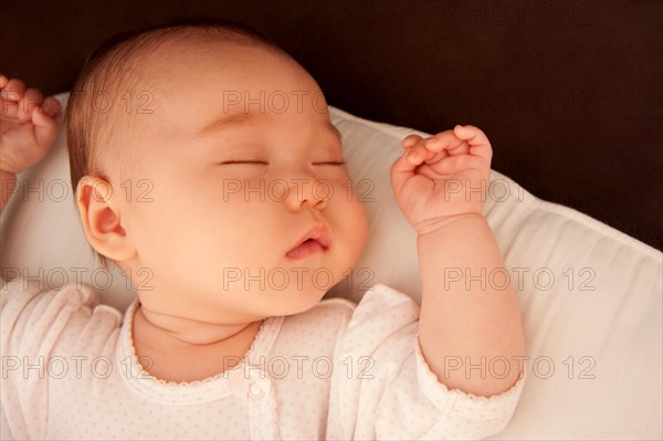 Sleeping newborn baby