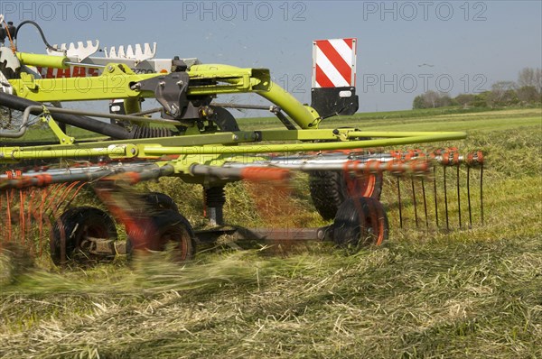 Claas grass rake