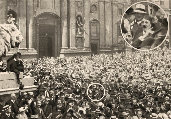 2nd August 1914 Odeonsplatz Munich