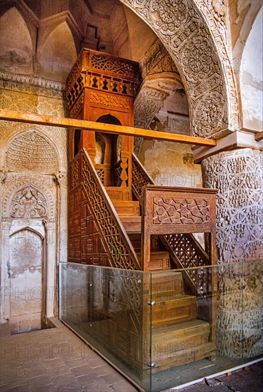 Stucco prayer niche