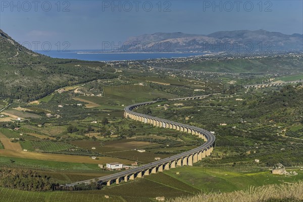 European Road E 933 near Segesta