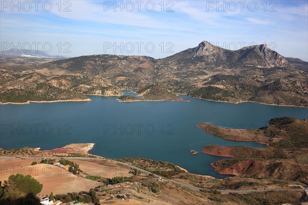 Zahara de la Sierra in the province of Cadiz