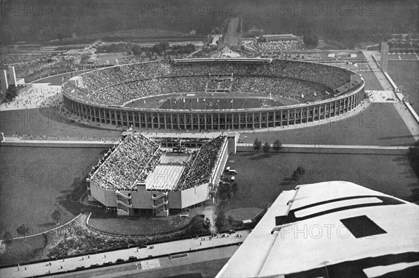 The Olympic Combat Track and the Swimming Stadium on the Reichssportfeld