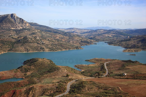 Zahara de la Sierra in the province of Cadiz