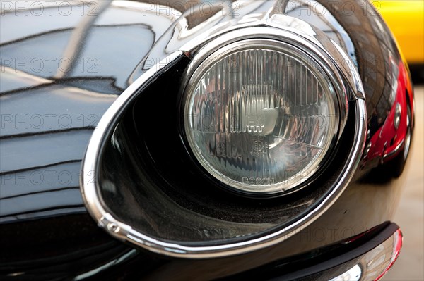 Detail of Vintage Jaguar E