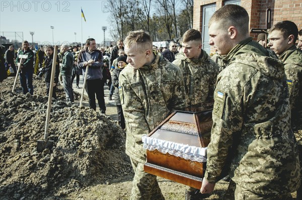 Burial of Oleg Yashchishin