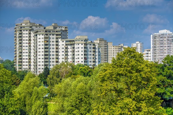 High-rise buildings in the Maerkisches Viertel in Reinickendorf