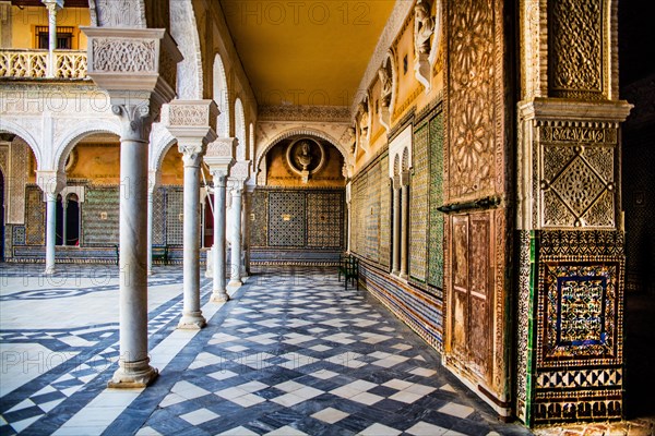 Casa de Pilatos City Palace with Mudejar style elements