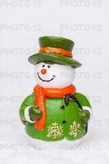 Wax snowman