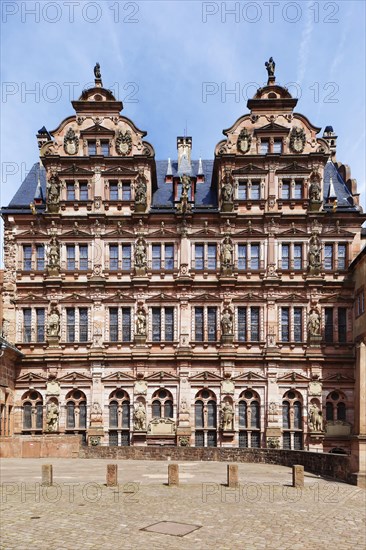 Friedrichsbau in the castle courtyard