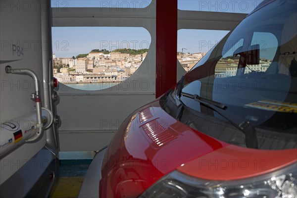 Motorhome on ferry