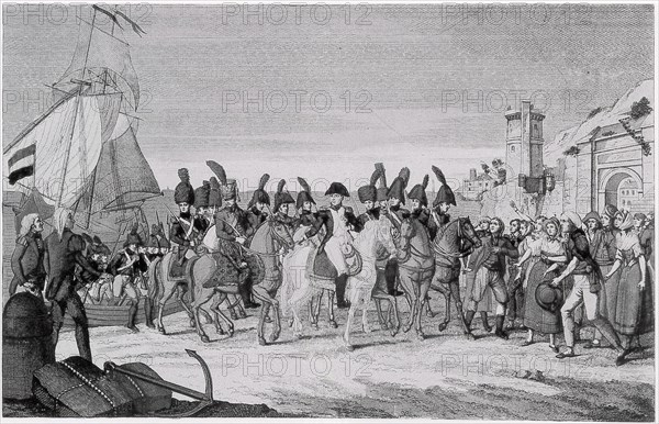 Napoleon's departure from Golfe-Juan