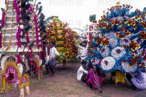 Athachamayam celebration in Thripunithura during Onam near Ernakulam