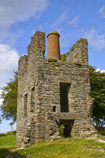 Remains of engine house at former iron mine