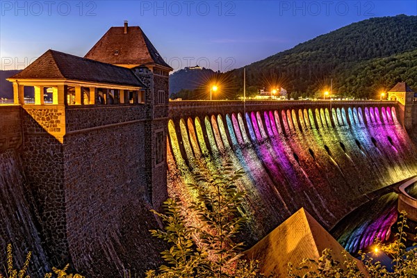 Dam in the evening light